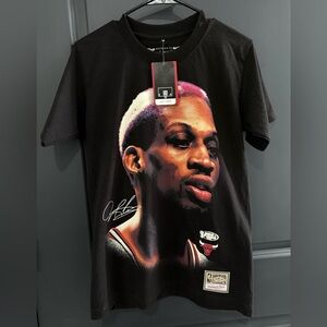 CHICAGO BULLS DENNIS RODMAN BIG HEAD T-SHIRT